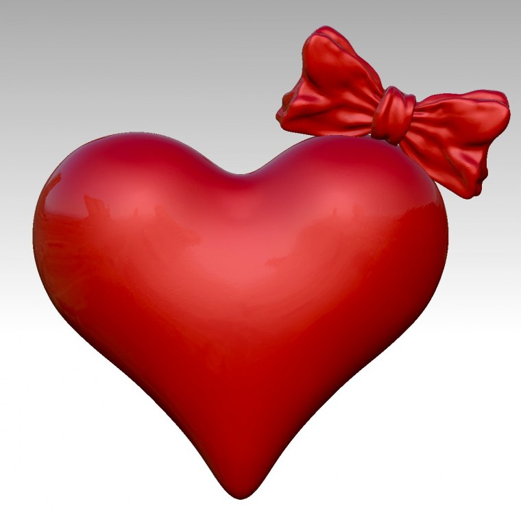 Сердечко 3д