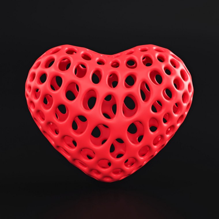 Сердечко 3d принтер