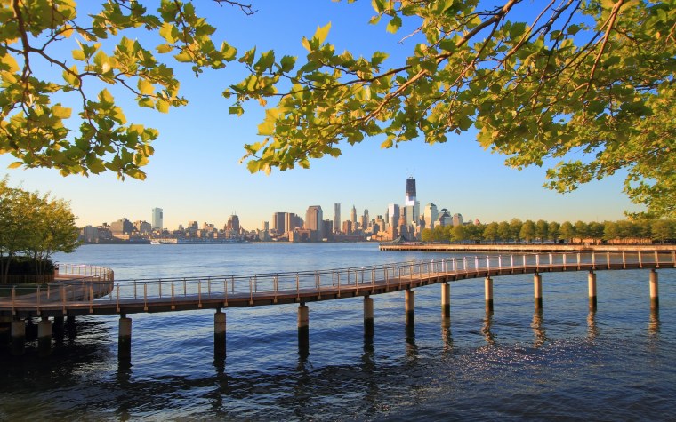 Река Гудзон в Нью-Йорке