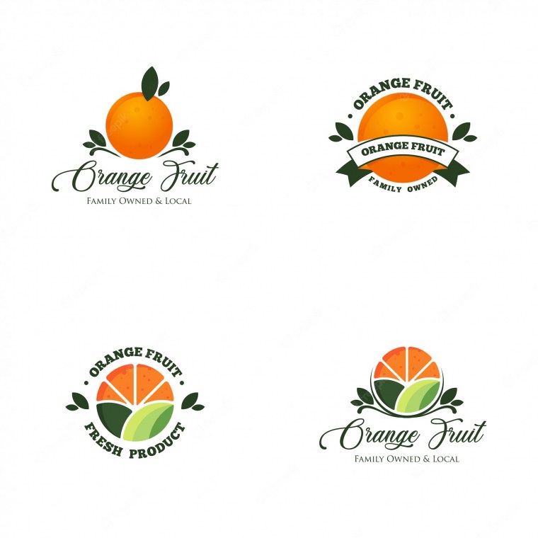 Тропические фрукты для логотипа