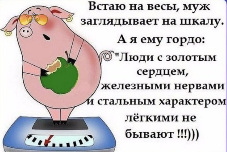 Смешные высказывания о весе