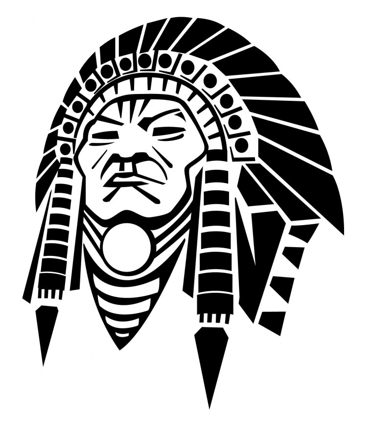 Вождь индейцев вектор