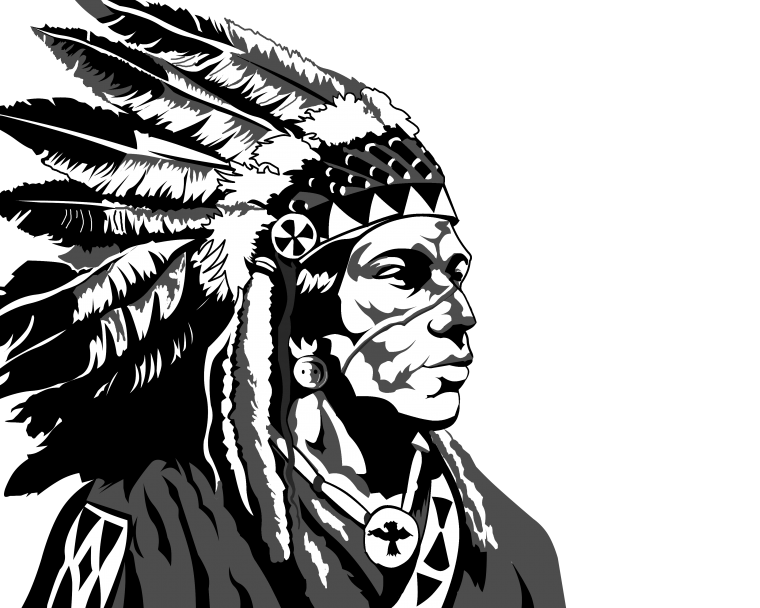 Перья индейца на голову