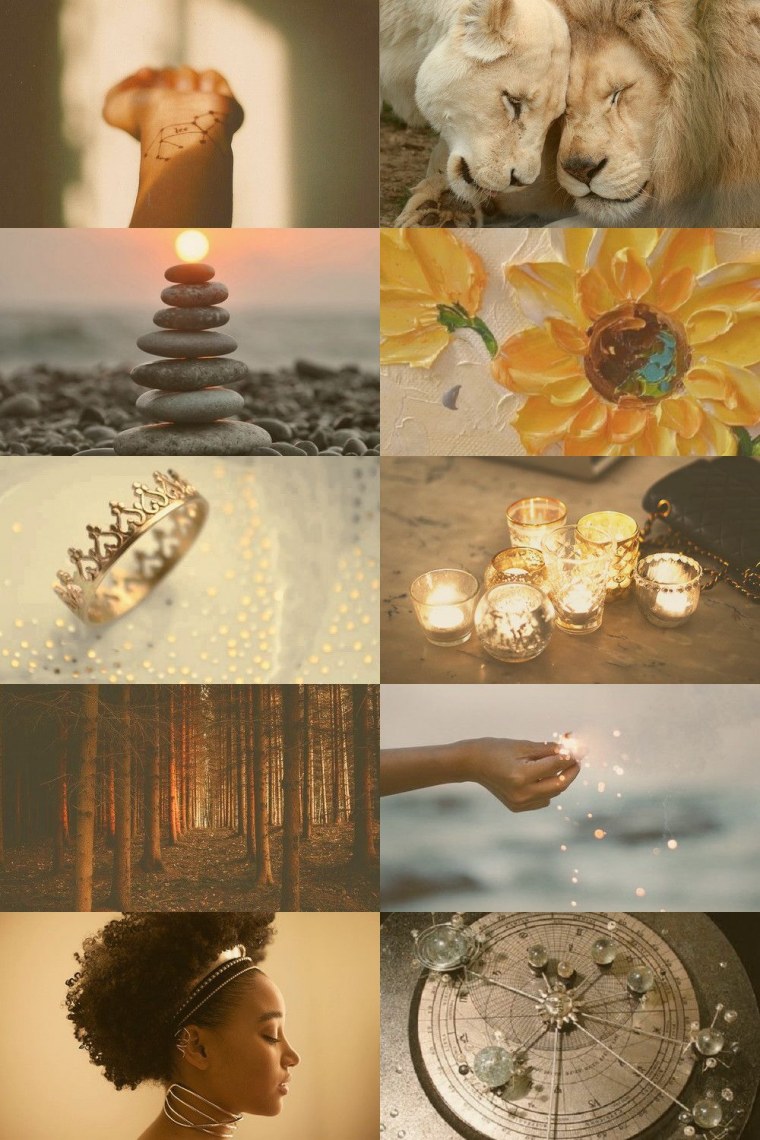 Эстетика знака зодиака Лев