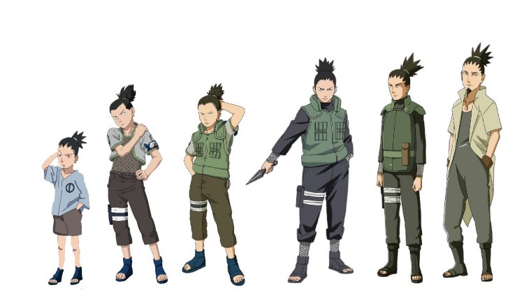 Шикамару Нара взросление