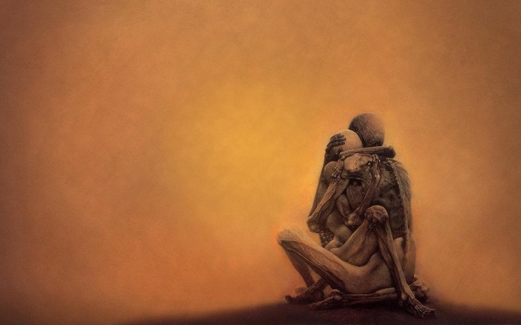 Здзислав Бексиньский объятия