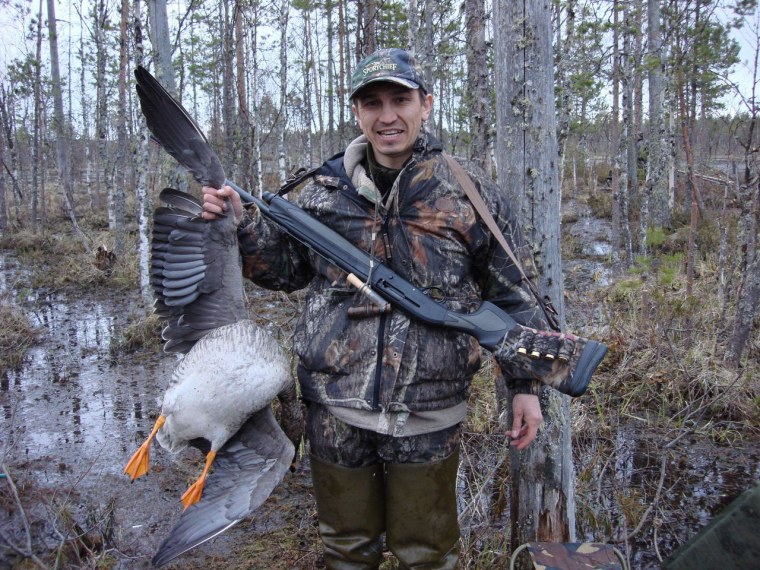 Охота на гуся с пневматикой