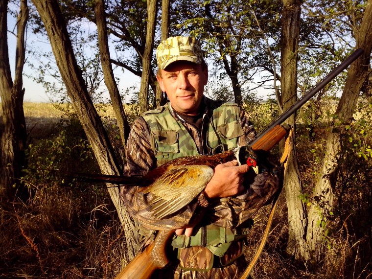 Фотомонтаж охотник