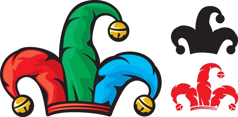 Череп в колпаке шута