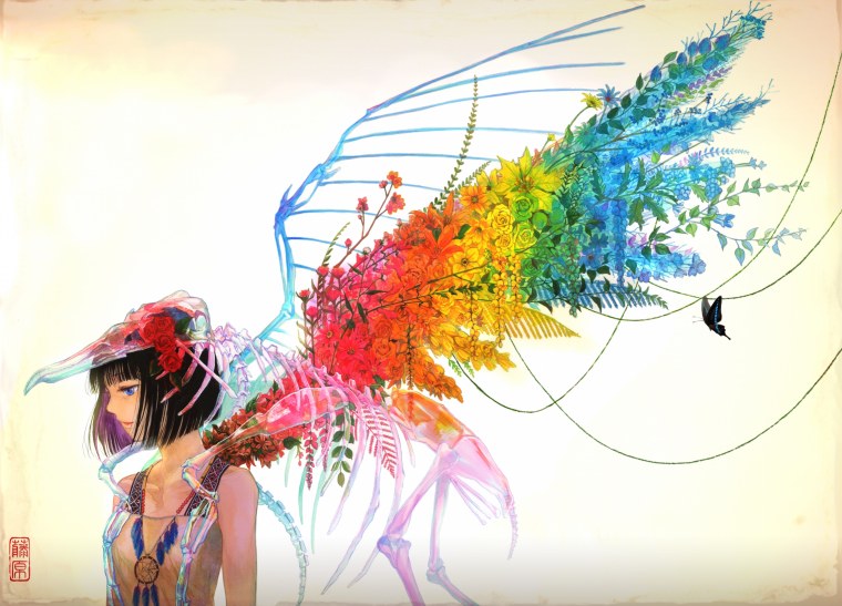 Необычные рисунки аниме