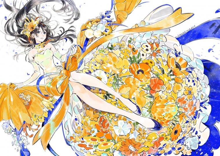 Декоративная живопись аниме