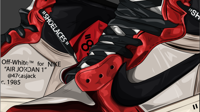 Nike x off White Wallpaper