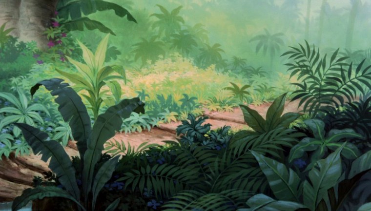 Джунгли акварель