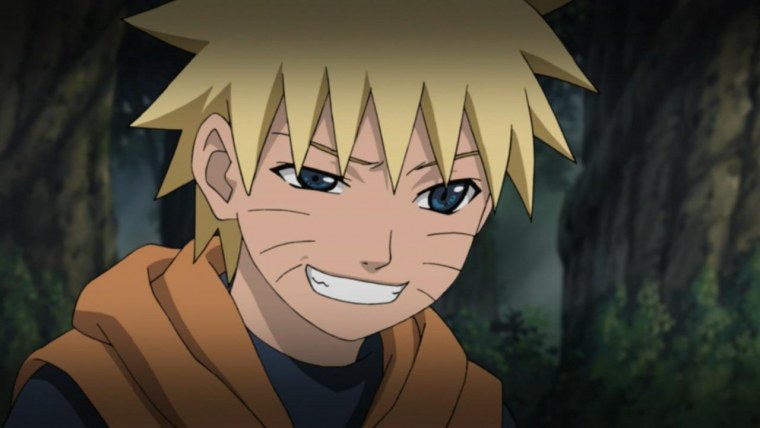 Наруто маленький улыбается