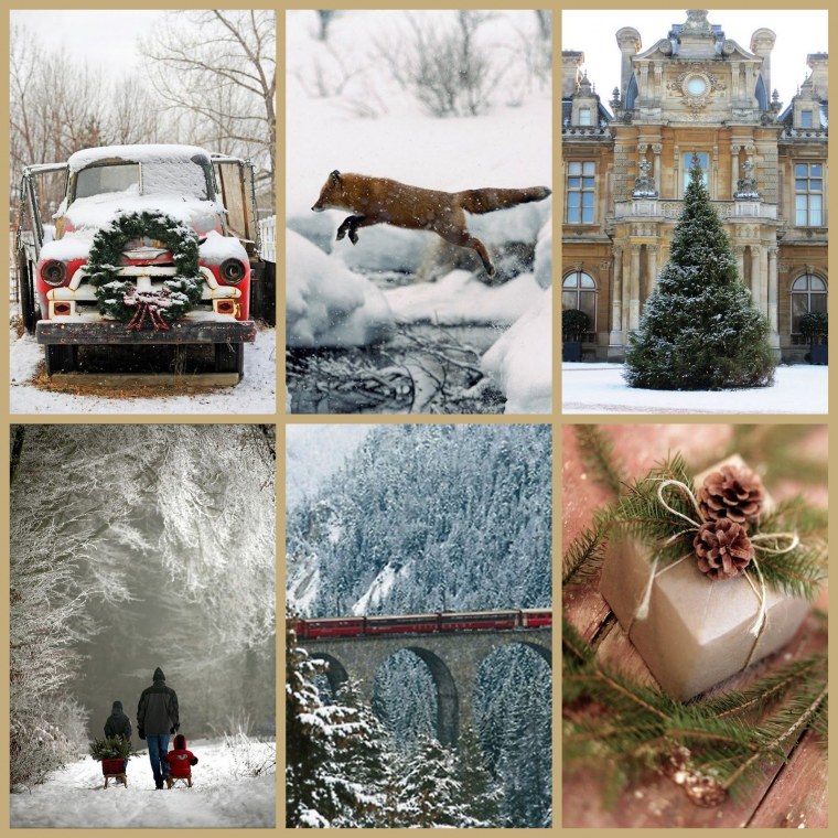 Зимний коллаж