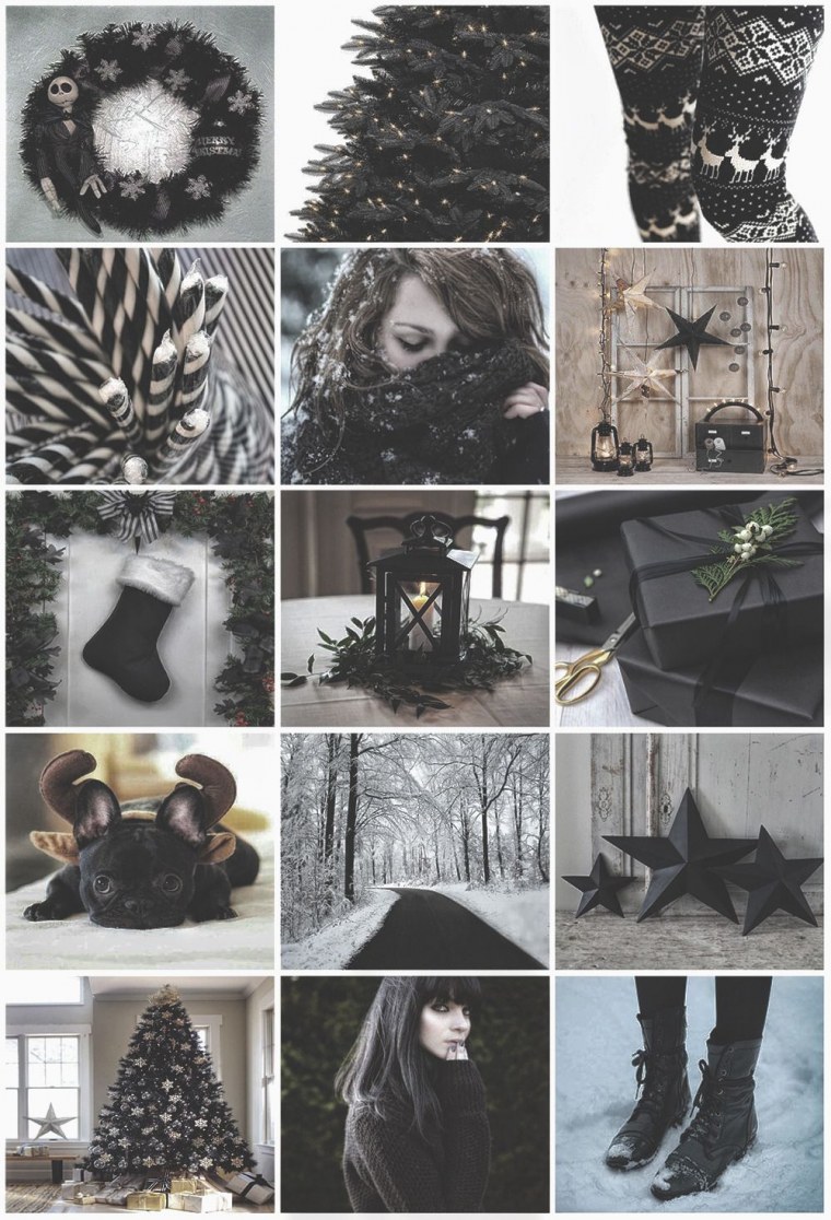 Черный цвет коллаж