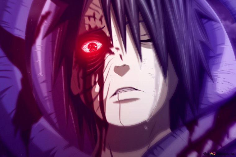 Аниме Наруто Обито Шаринган