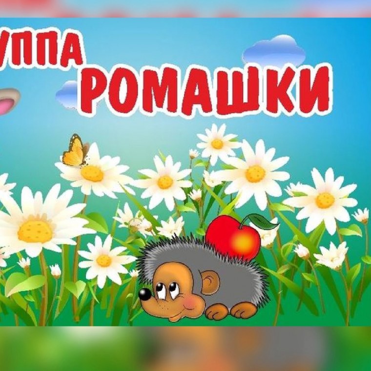 Табличка группа ромашки