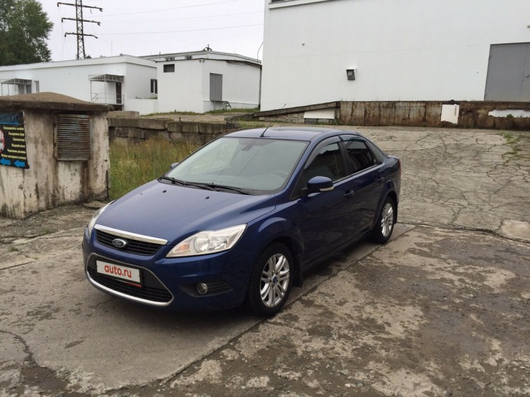 Форд фокус 2 Рестайлинг седан синий