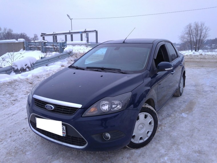 Форд фокус 2 Рестайлинг синий