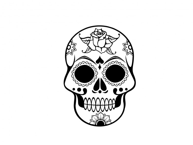 Череп стилизация