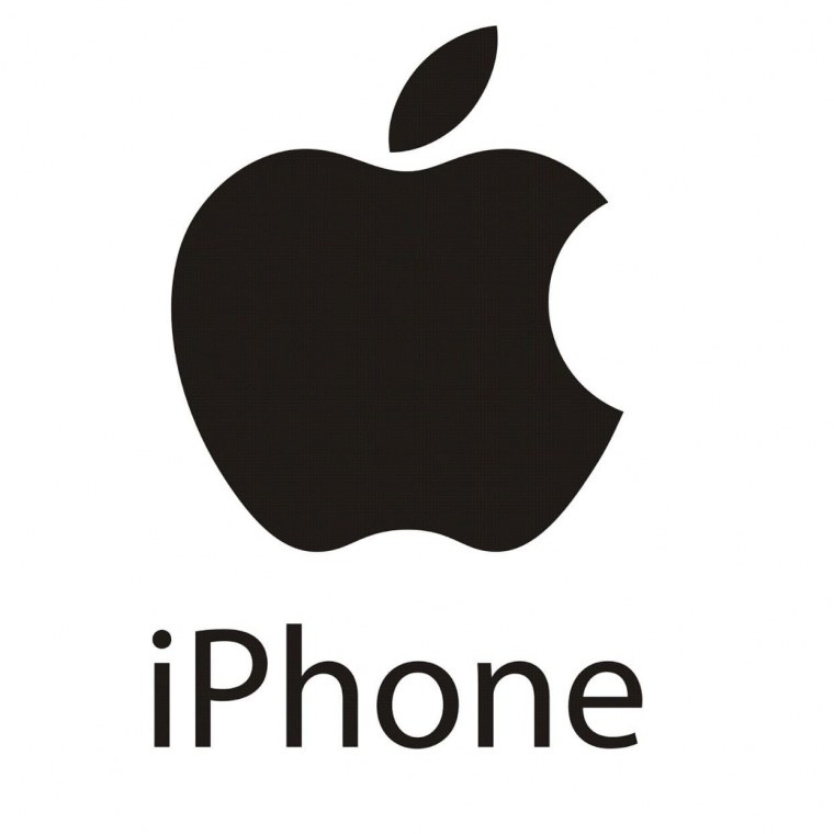 Apple на черном фоне