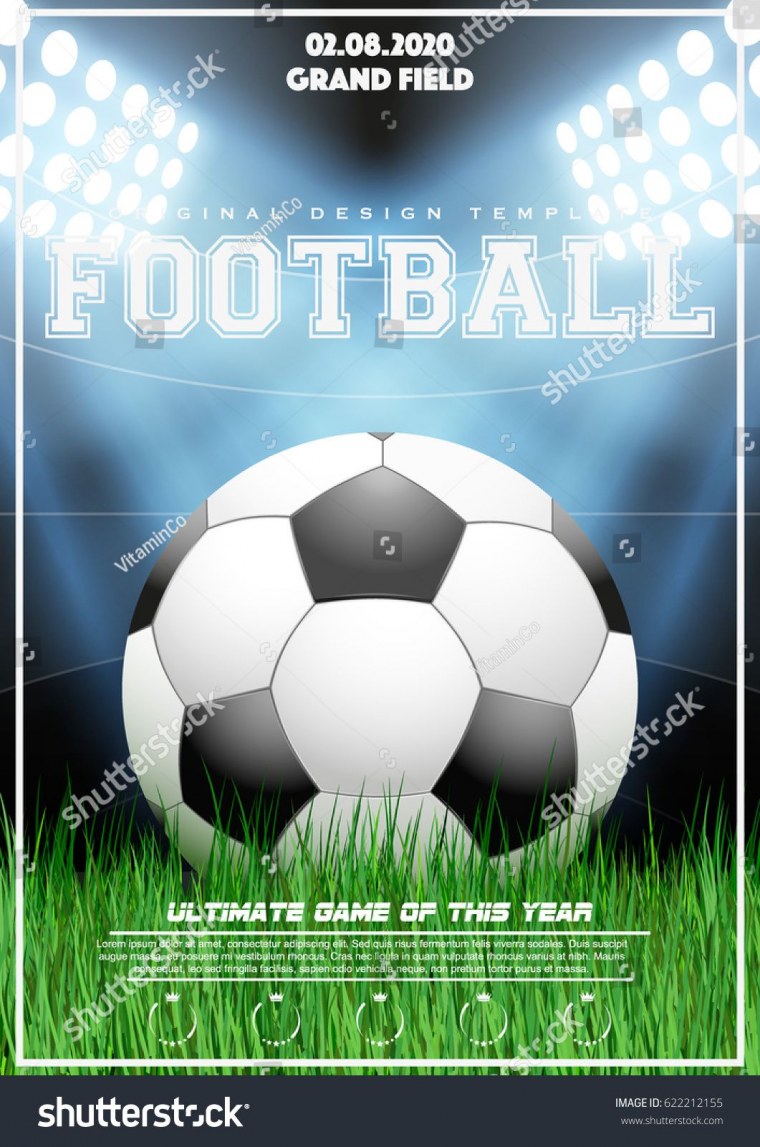 Плакат футбольной Лиги