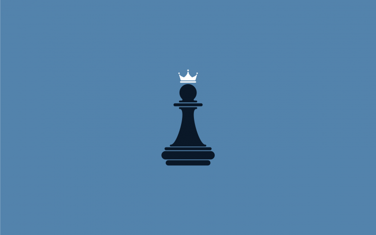 Шахматная доска черно белая