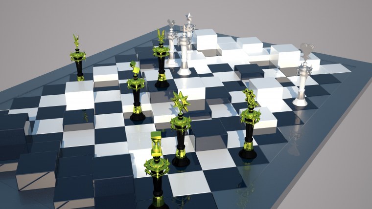 Стилизованные шахматные фигуры