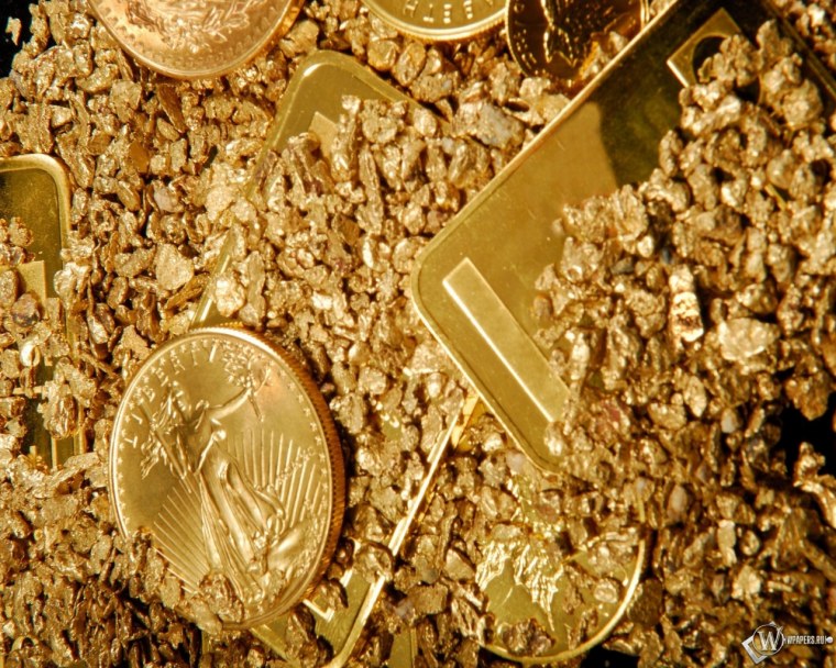 Россыпь золота