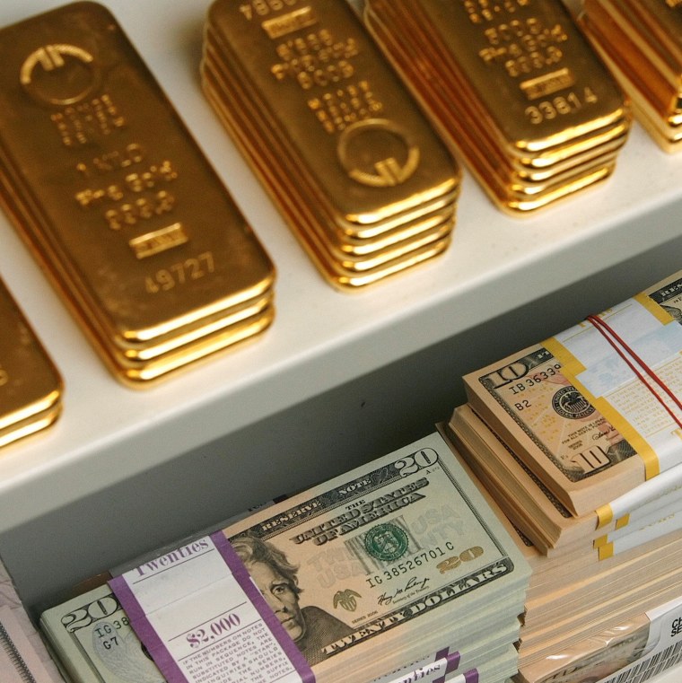 Россыпь золота