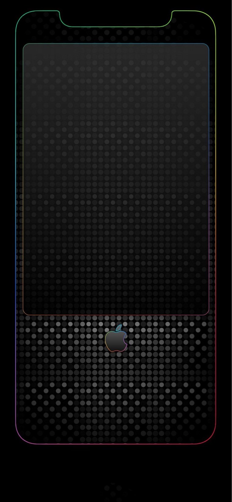 Черный фон на айфон