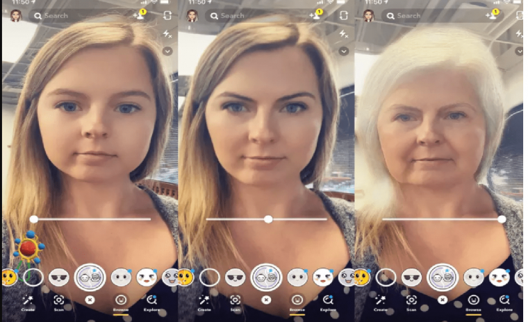 Текстура женского лица