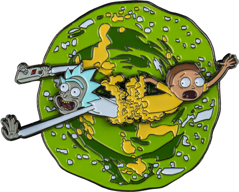 Рик и Морти в наушниках