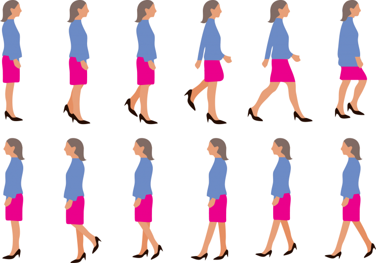 Походка рисунок