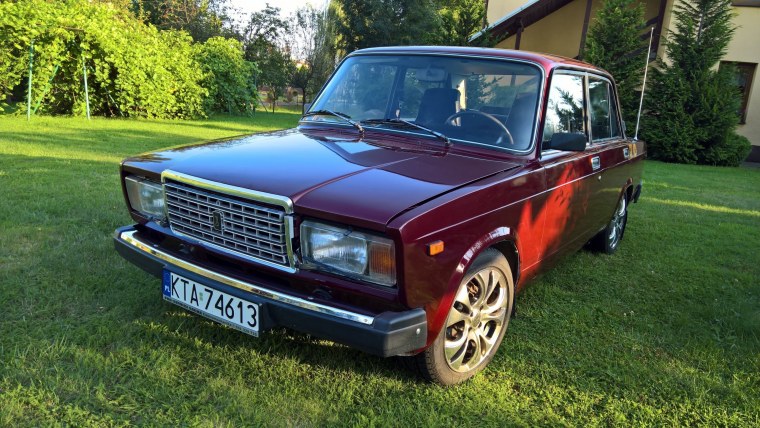 Жигули 2107 Вишневая