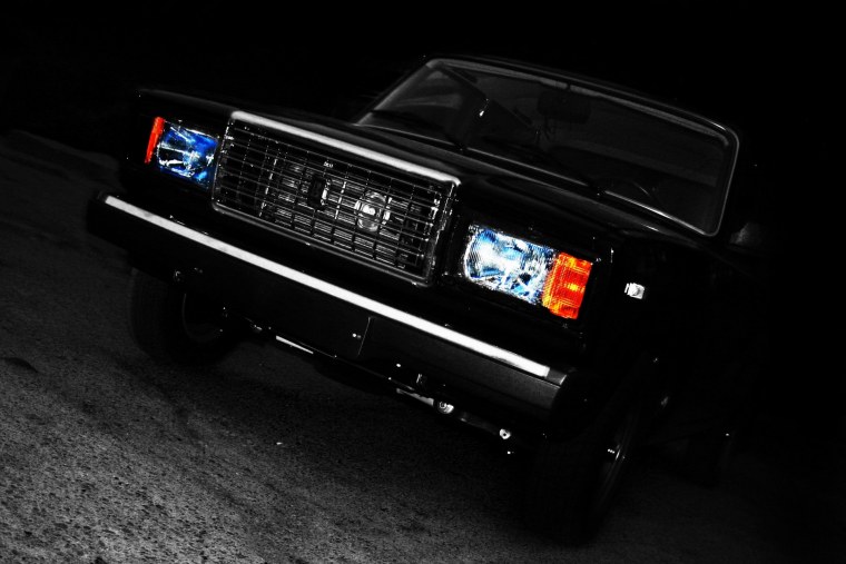 Lada 2107 Tuning Black