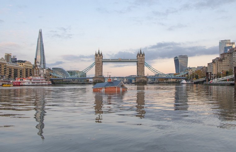 Крошечный остров на реке Темза