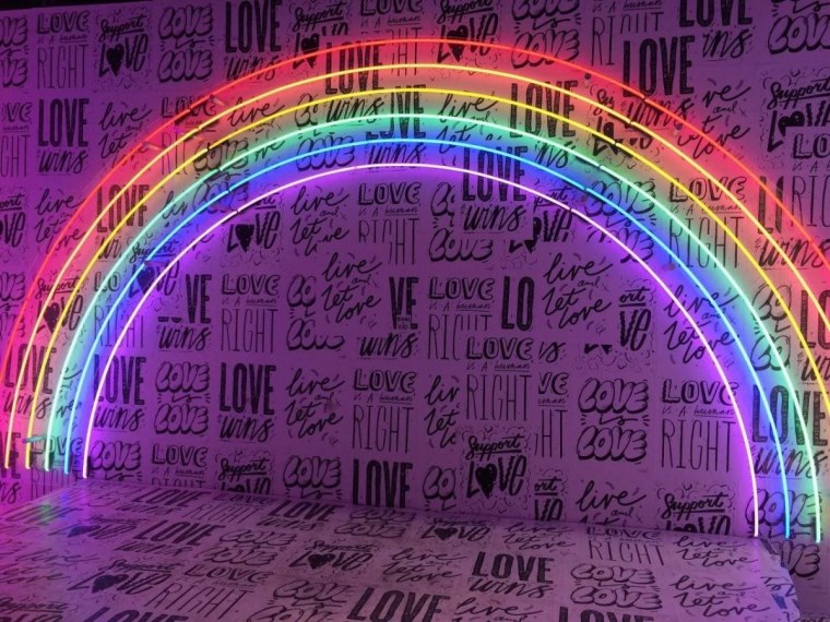 Радужные фоны Эстетика