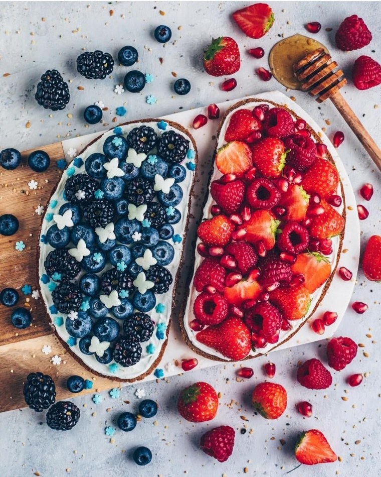 Красивая обложка с едой