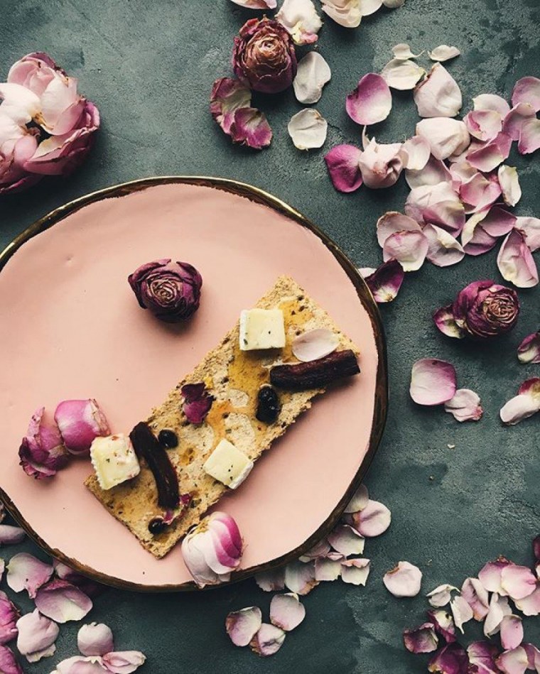 Десерт вид сверху