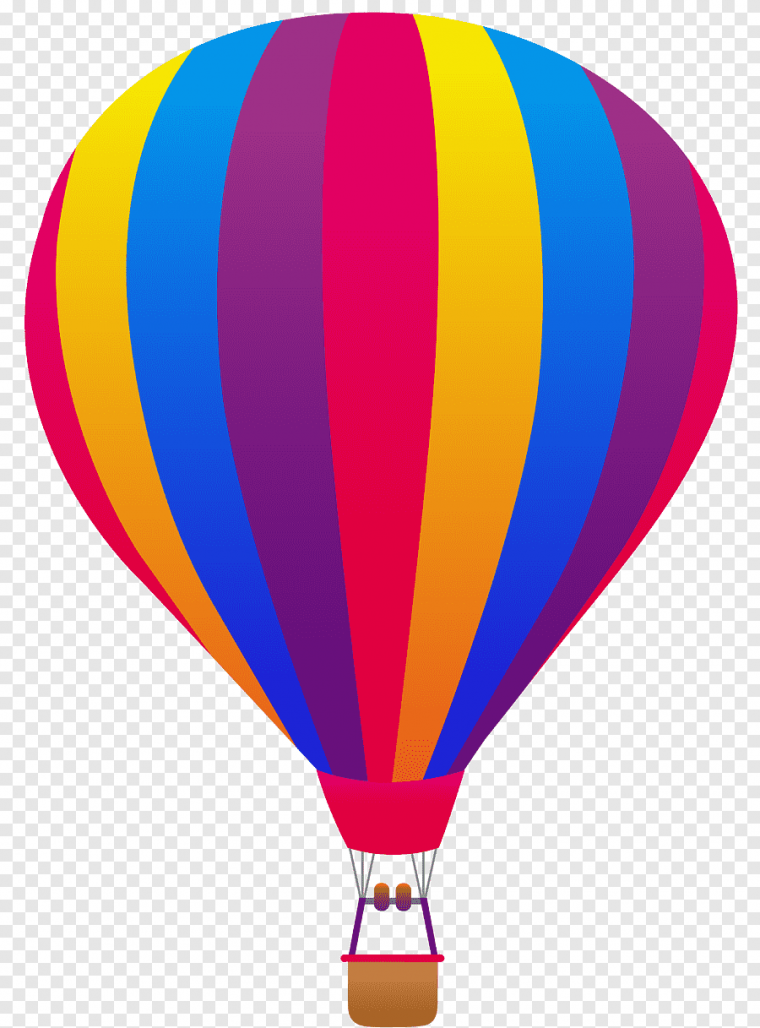 Воздушный шар на белом фоне