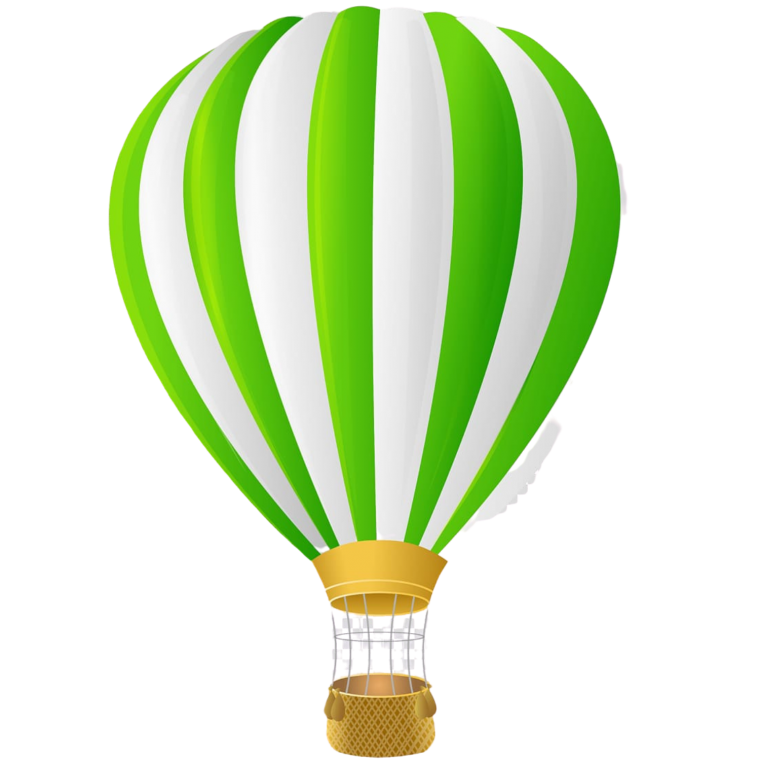 Воздушный шар мультяшный