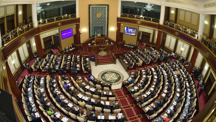 Совместном заседании палат парламента РК