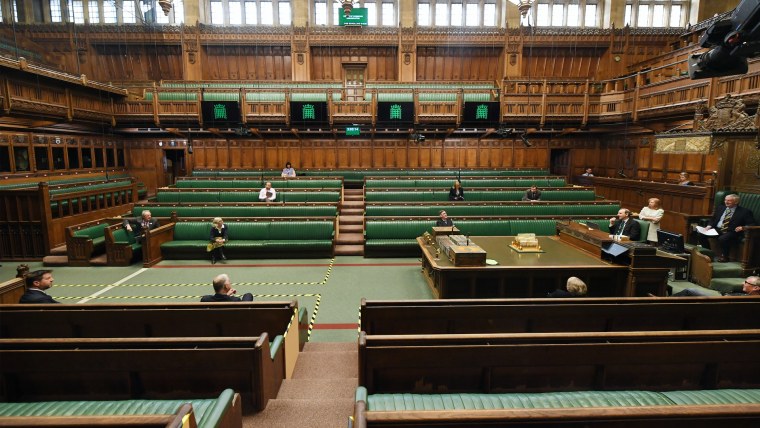 Зал заседаний палаты общин Вестминстерский дворец