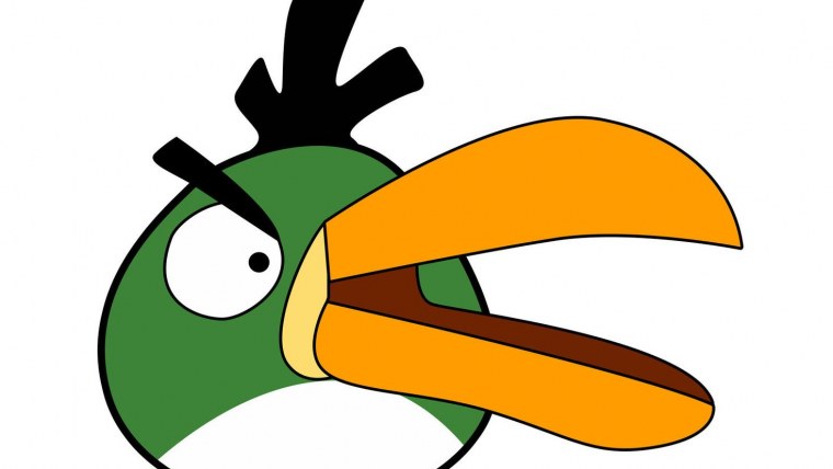 Зеленая птичка из Энгри бердз