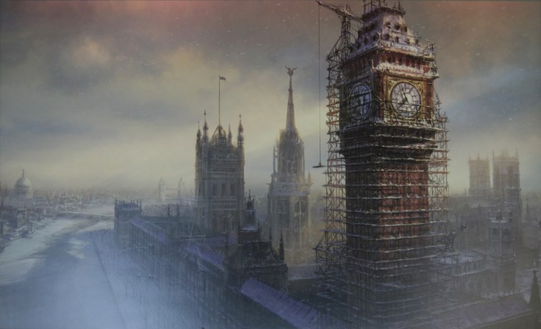 Лондон 17 века Биг Бен