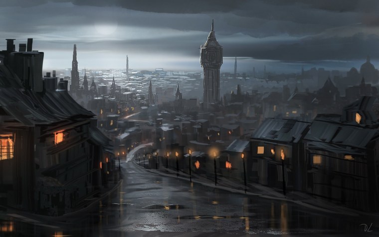 Викторианский Лондон мрачный арт