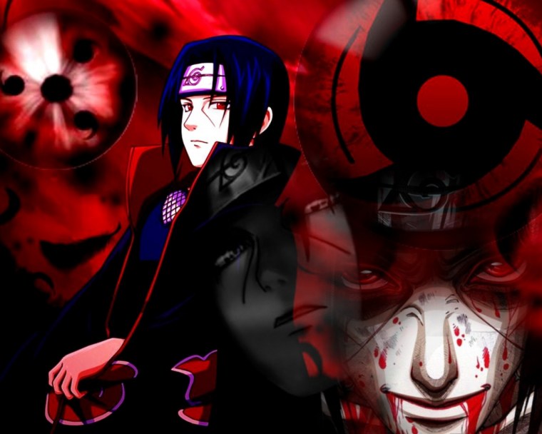 Шаринган Саске и Итачи 4k