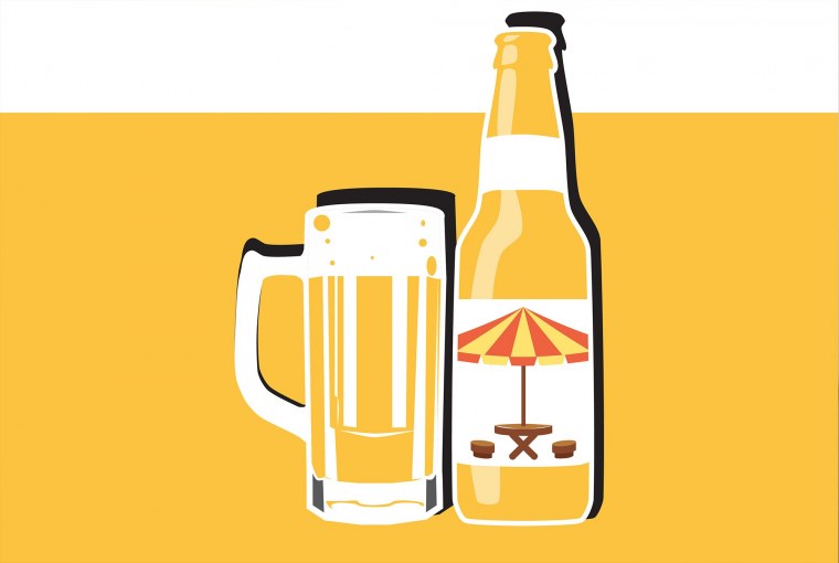 Аниме девочка с пивом